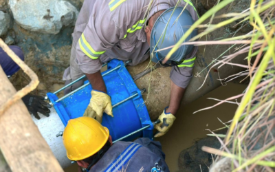 Reparamos linea de conducción  sector las cabañas